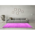 thumbnail image 3 of Ahgly Company Indoor Round Abstract Pink Contemporary Area Rugs, 7' Round, 3 of 4