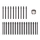 thumbnail image 1 of 30PCS Stylus Pen Nibs y Pen Clip para T505 Professional Graphics Drawing Tablet Stylus Pen Negr MABOTO Plumilla, 1 of 6