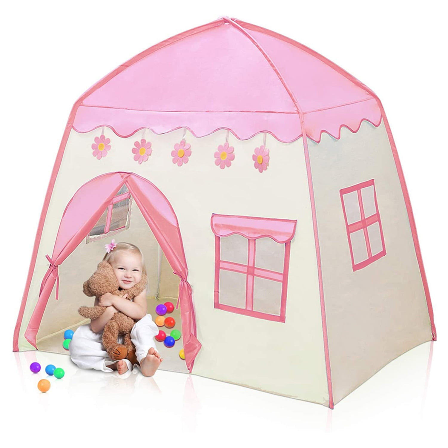 Kadyn Pink Play Tent for Children Boys Girls, Kids Play Tent with Carry Bag, Toddler Tent Kadyn Pink Play Tent for Children Boys Girls, Kids Play Tent with Carry Bag, Toddler Tent