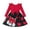 AB235 Red, variant on Tisuna Long Sleeve Dresses For Girls Comfortable Heart Print Dresses Toddler Lounging Wear Crewneck Dress Size 18-24 Months