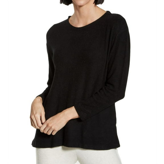 Women's La Cera 5578 Scoop Long Sleeve Tunic (Black L)