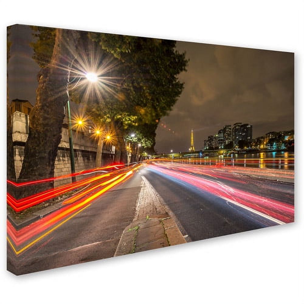 Trademark Fine Art "Here Is Paris" Canvas Art by Mathieu Rivrin