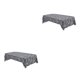 thumbnail image 3 of Yuarrent Party Tablecloth Desktop Props Decorating Prop Covering Adornment Ornament Scene Layout Desk Tabletop Birthday Adorn patrón de cebra 2Conjunto, 3 of 6