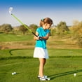 thumbnail image 4 of Costway Hierro Junior #7 para niños con varilla de fibra de vidrio y funda para la cabeza. Palo de golf de práctica junior, verde., 4 of 5