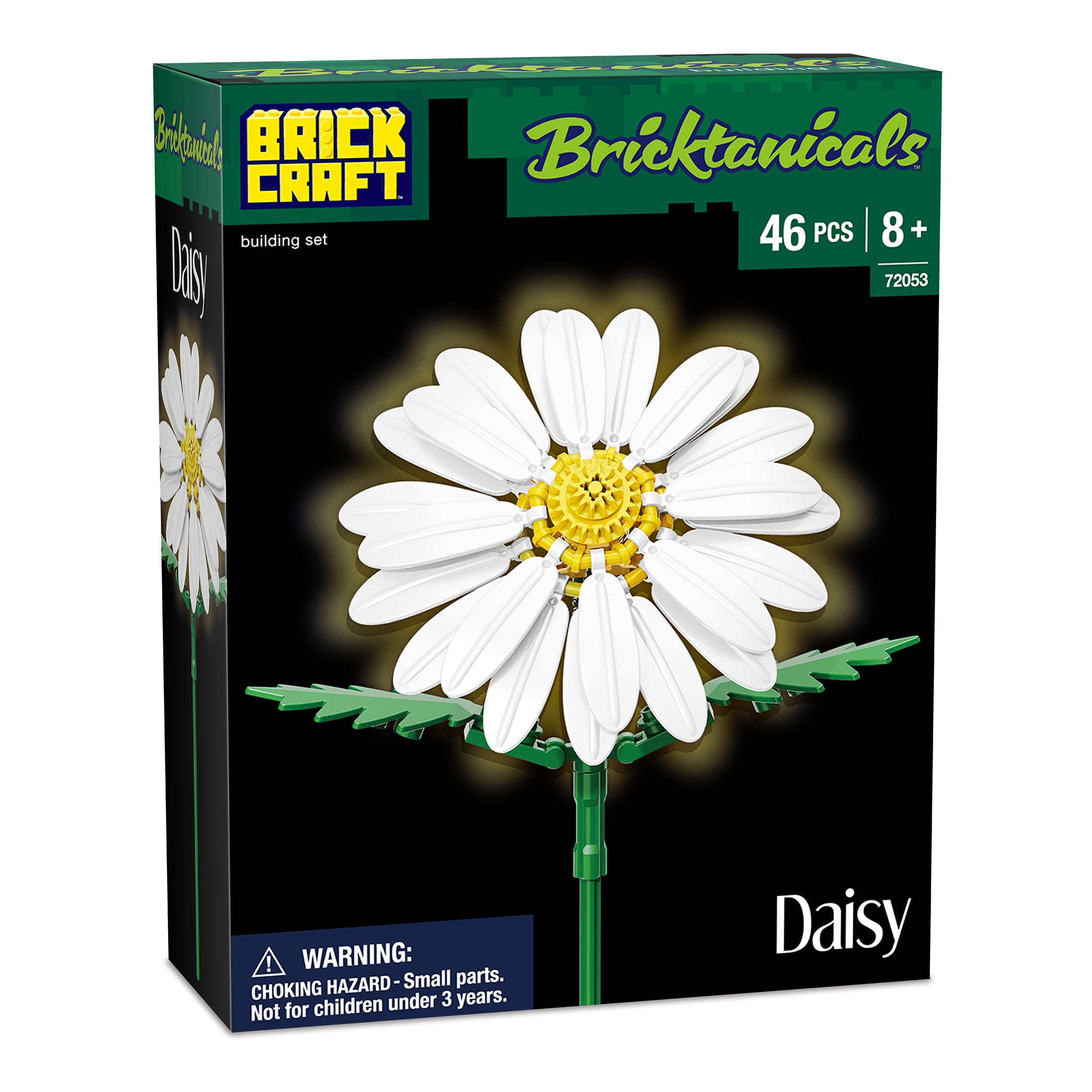 daisy.nan Brickcraft Bricktanicals Daisy Brick Building Decoration Set (97