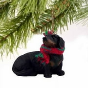Conversation Concepts Dachshund Miniature Dog Ornament - Black & Tan
