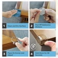 thumbnail image 5 of Baby Proof Me Protectores de Esquinas de Mesa Transparentes para la Seguridad Del Bebé, Paquete de 12: Protectores y Protectores de Muebles para Bordes y Esquinas de Mesas, 5 of 5