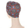 thumbnail image 6 of PINQI Female Stretch Headwrap Women Ethnic Boho Floral Hair Cover Wrap Turban Headwear Turban Cap For Women Cancer Head Hat Cap, 6 of 6