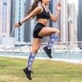 thumbnail image 6 of Lsque flower Skull cartoon Pattern Sport Compression Socks for Men & Women 15-20 mmHg Knee High Nurse Pregnant Running Medical and Travel Athletic, 6 of 6