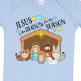 thumbnail image 4 of Inktastic Jesus is the Reason for the Season Christmas Nativity Boys or Girls Baby Bodysuit, 4 of 5