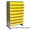 Red, variant on Quantum Storage Systems B382125 QPRD-701 Double Sided Rack with 64 Red Euro Drawers - 24 x 36 x 60 in.