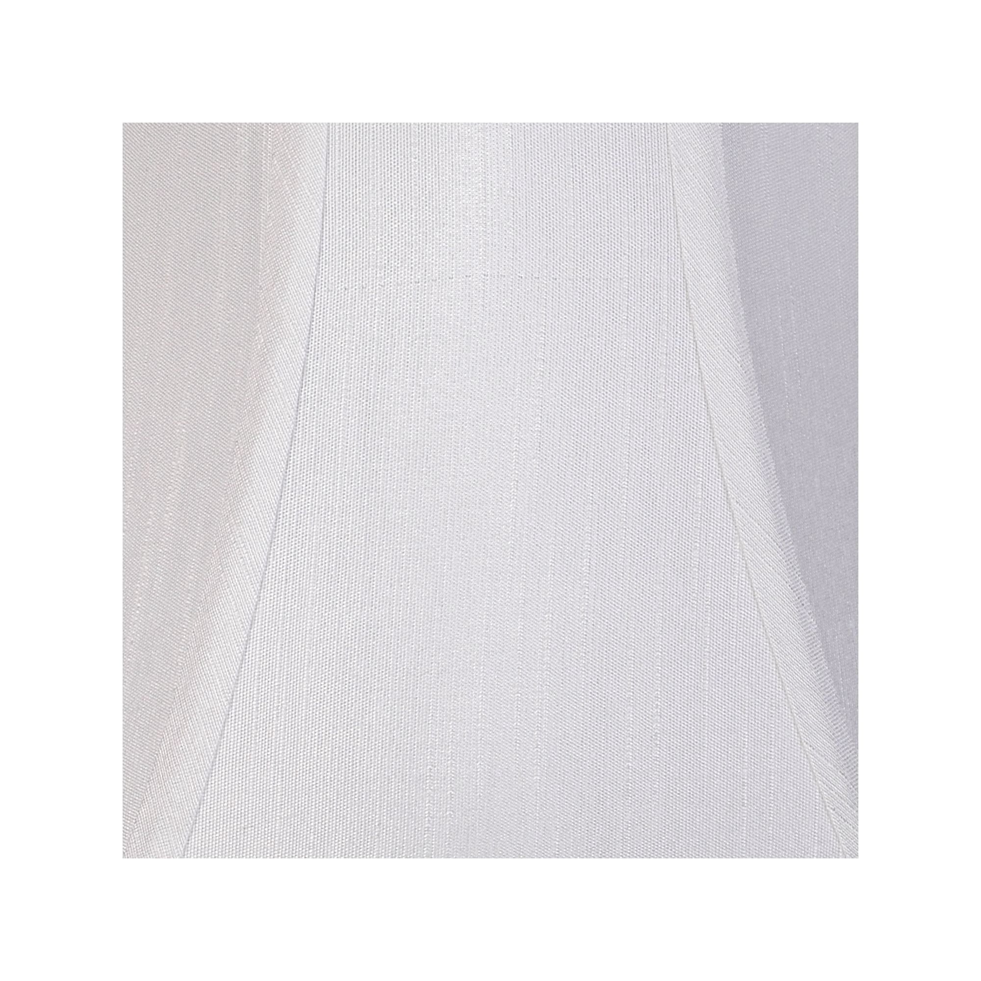 Imperial Shade White Small Bell Lamp Shade 6" Top x 12" Bottom x 9" Slant x 8.5" High (Spider) Replacement with Harp and Finial