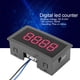 thumbnail image 5 of DC 8-24V Medidor de panel de contador digital LED, Medidor de contador de panel arriba/abajo de 4 dígitos, Totalizador de panel de contador más/menos 0-9999 (Rojo) EOTVIA No, 5 of 7