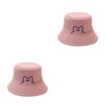 thumbnail image 4 of Sombreros anti-sol Bordados Sólidos Sonducket Sombrero de pescador Algodón Adultos Color Amarillo, 4 of 6
