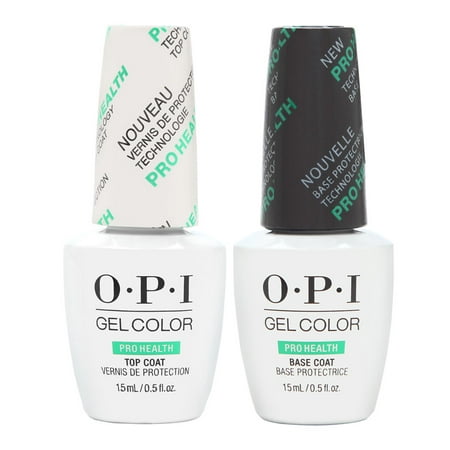 OPI GelColor Pro Health Top and Base Coat Duo GC020 / GC040 2 x 0.5 oz - GC020 /