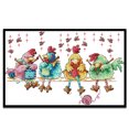 thumbnail image 1 of Cuadros Decorativos Suéter de punto de pollo DIY estampado parte bordado 11CT Kits de punto de cruz Sywqhk Nuevos Originales, 1 of 1