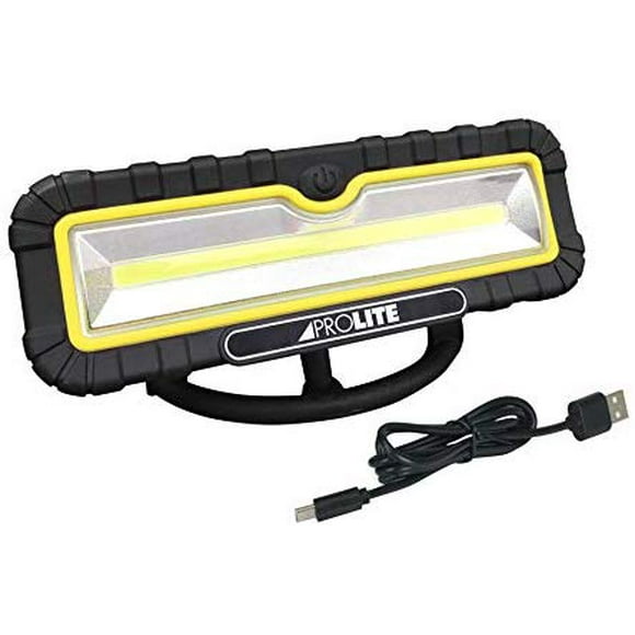 Alert Stamping LZR10C 1200 Lumen COB LED Lampe d'Inondation Rechargeable, Noir/jaune