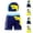 Blue, variant on HAOTAGS Boys Trunks Size 10-12,Crocodile Print Elastic Quick Dry Swimsuit Bundle Blue