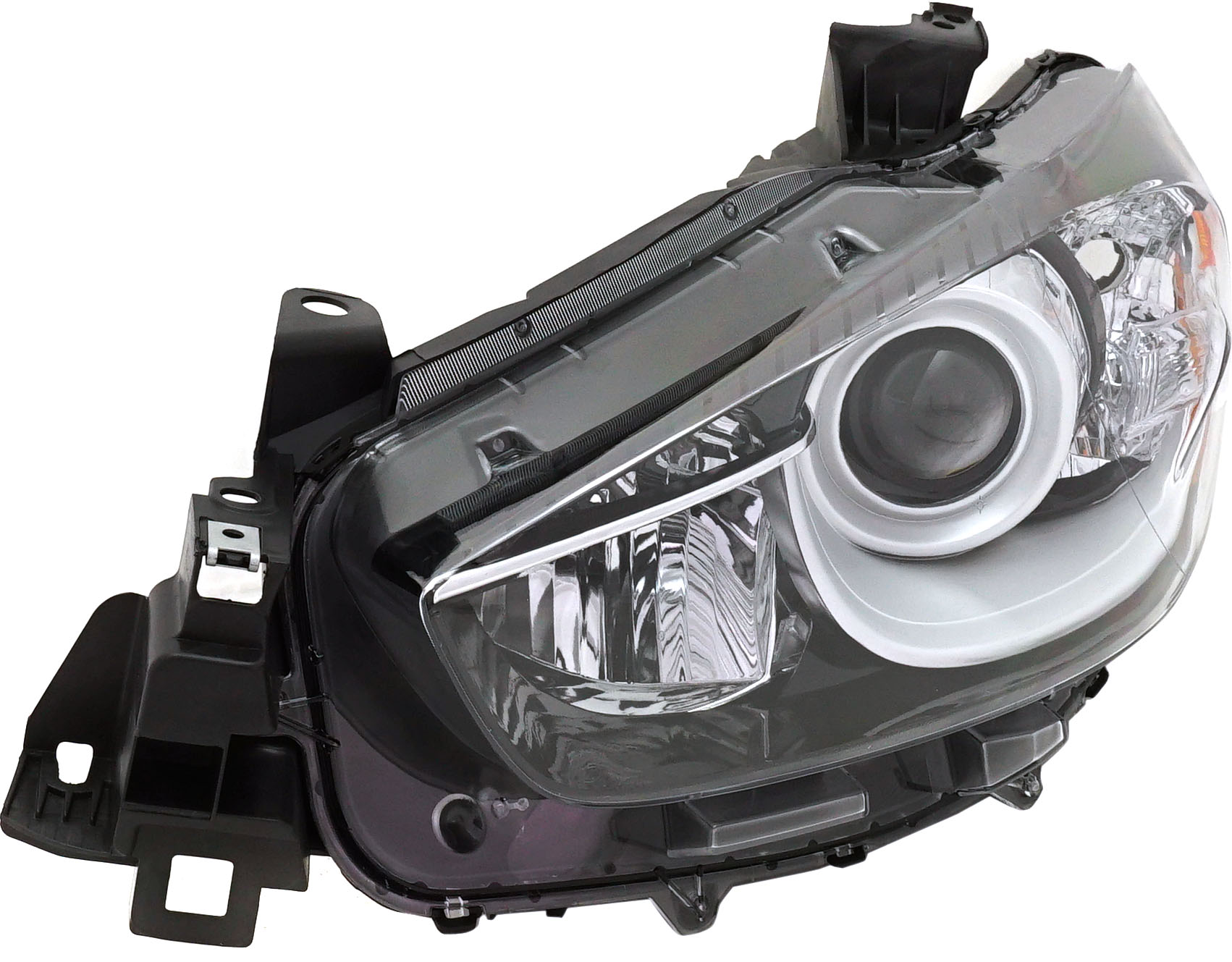 Replacement REPMZ100104 Headlight Compatible With 2013-2016 Mazda CX-5 Left Driver Halogen