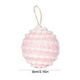 thumbnail image 3 of SCNOR 3 Pack Macaron Shaped Foam Christmas Ornaments - Pink, Cute Holiday Tree Decor, Small Christmas Gift Pendants, 3 of 6