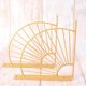 thumbnail image 5 of unbranded 1Jgo Soporte De Estante Dorado En Forma De Ventilador Para Uso En Hogar Y, 5 of 6