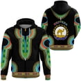 thumbnail image 3 of Sudadera con capucha y cremallera con el emblema nacional de Eritrea para hombre, ropa informal, sudadera deportiva con capucha para hombre, 3 of 5