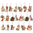 thumbnail image 1 of Dog Christmas Tree Ornament Xmas Decorations Funny Dog Christmas Tree Ornament Dog Lovers Gift Dog Hanging Decoration Assorted Dog Holiday Christmas Tree Ornament For Christmas, 1 of 9