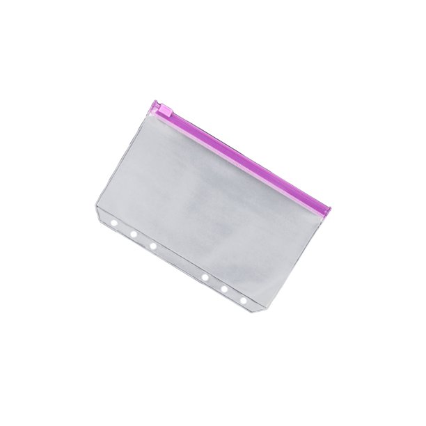 Seitruly Contenedor de bolsa con cremallera de 10 piezas, prácticos archivadores impermeables, contenedores de almacenamiento para documentos simples Carpetas de archivos A6 Púrpura
