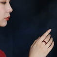 thumbnail image 5 of WINDLAND Women Men Feng Shui Lucky Rings Novel Red Cinnabar Feng Shui Rings Attract Wealth Money Rings Protection Amulet Rings, 5 of 16