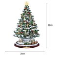 thumbnail image 2 of Pegatina Etiqueta engomada del árbol de cristal de Navidad Pegatinas de Año Nuevo de PVC reutilizables para terraza cercada Sywqhk Libre de BPA, 2 of 5