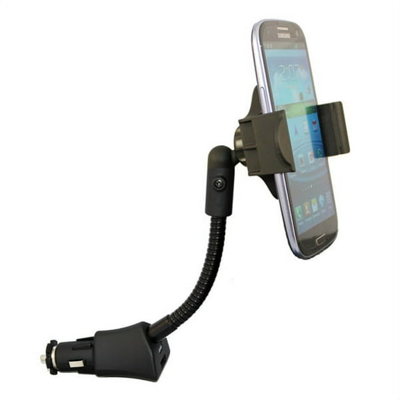 Charger Car Mount for ASUS ROG Phone 2 - (Holder DC Socket USB Port Cradle Rotating Plug-in X8V)
