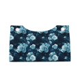 thumbnail image 2 of Naloa Ink Rose Print Leather Tissue Box Cover Rectangle | Long Tissue Box Cover | Tissue Box Holder | Tissue Holder for Bathroom, 2 of 9