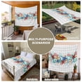 thumbnail image 6 of Summer Starfish Large Tapestry for Bedroom Wall Hanging Tapestry,Blue Coral Beach Couch Coastal Grey Plaid Ceiling Backdrop Tapestries Poster Blanket Wall Decor for Teens Room Living Room 100" x 59", 6 of 8