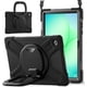 thumbnail image 1 of Funda para Samsung Galaxy Tab A11+ Plus de 11 pulgadas (2025) y A9+ Plus de 11 pulgadas (2023), cubierta de silicona resistente con asa, soporte de 360°, correa y soporte para S Pen., 1 of 9