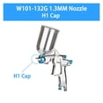 thumbnail image 2 of 1.3/1.8mm Spray Gun nuine Sprayer 400CC Plastic Pot Metal Cup Pneumatic Paint Spray Gun Tool ,Durable Build, 2 of 5