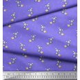 thumbnail image 3 of Soimoi Rayon Fabric Footprint,Cheese & Rat Kids Printed Fabric 1 Yard 56 Inch Wide, 3 of 3