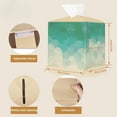 thumbnail image 2 of 1 Pack/ 2 Pack Tissue Box Cover, Square PU Leather Tissue Holder, Decorative Facial Tissue Cube Paper Organizer Dispenser for Bathroom, Night Stands, Desk, Car, 5X5X5 in, 2 of 6