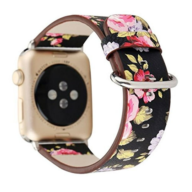Pantheön - Designer Series Leather Apple Watch Band for Women by Pantheon (42mm) - Walmart.com