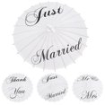 thumbnail image 2 of Bangcool Wedding Umbrella Decorative Foldable Paper Umbrella Sun Umbrella for Bride, 2 of 7