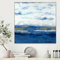 thumbnail image 3 of Giant Art Toile 30x30 Jet de Mer V30 Encadrée en Rose, 3 of 3