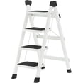 thumbnail image 1 of Escalera Plegable Multifuncional Bluelander, Tipo Tijera 4 Peldaños, Antideslizante, Blanco, 1 of 5