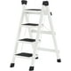 thumbnail image 1 of Escalera Plegable Multifuncional Bluelander, Tipo Tijera 4 Peldaños, Antideslizante, Blanco, 1 of 5