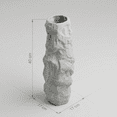 thumbnail image 5 of Jarrón textuarizado blanco CREACIONES DEKORA 40cm, 5 of 5