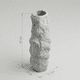 thumbnail image 5 of Jarrón textuarizado blanco CREACIONES DEKORA 40cm, 5 of 5