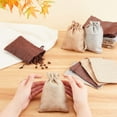 thumbnail image 3 of Burlap Gift Bags 32pcs Imitation Burlap Packing Pouches Drawstring Bags Wedding Favors Bag Advent Calendar Bags for Jewelry Wedding Party Shower Birthday Christmas 5.3x3.7 Inch, 3 of 7