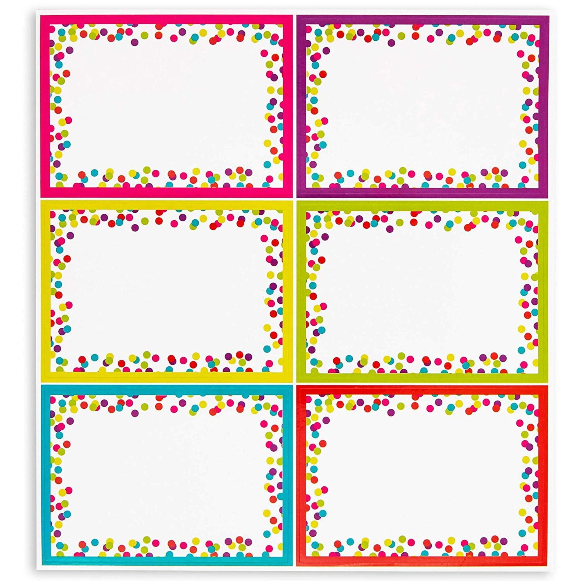 144-pack-colorful-name-tag-stickers-3-5-x-2-5-inches-6-assorted-colors-labels-with-polka-dot