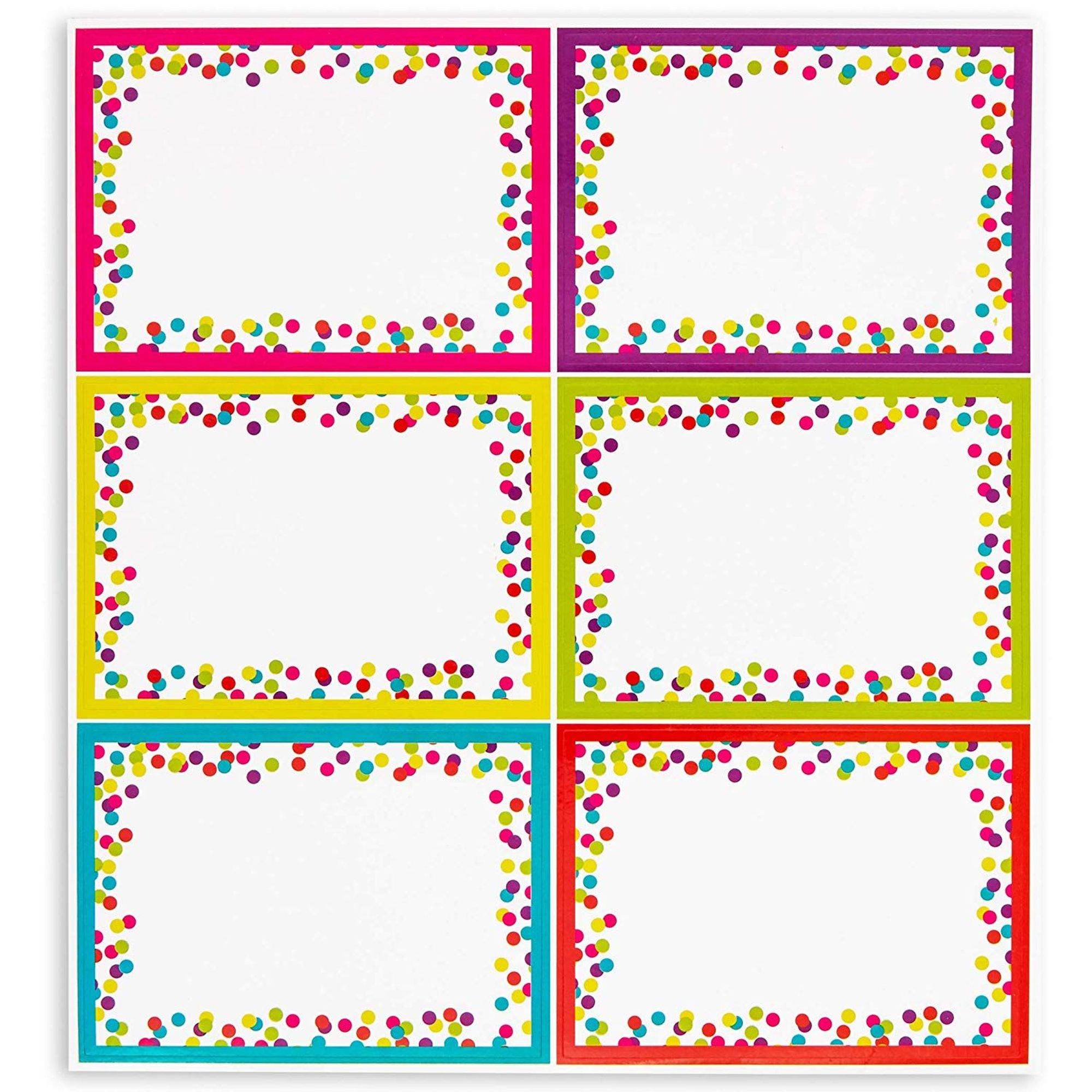 Name Tag Sticker Template