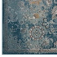 thumbnail image 3 of Modway Cynara Distressed Floral Vintage Medallion 8x10 Area Rug in Silver Blue, Teal and Beige, 3 of 8
