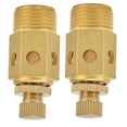 thumbnail image 4 of Uadme Silenciador Neumático De Escape Rápido De 2 Uds. Silenciador De Latón De Flujo De Aire Ajustable PT3/8 Rosca Macho PSC-03 Fácil De Instalar Y Mantener con Alta Eficiencia, 4 of 14