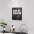 thumbnail image 3 of Gym Wall Art Black Inspirational Quotes Pictures Wall Decor Cool Gym Workout Poster Canvas Prints Motivational Sports Modern Framed Painting Artwork for Gym Lover Bedroom Living Room 12"x16", 3 of 6